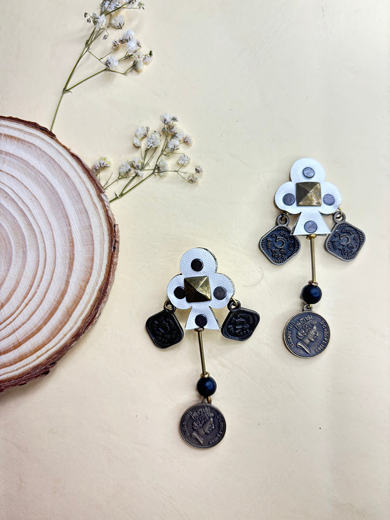 Spade Charm Earrings