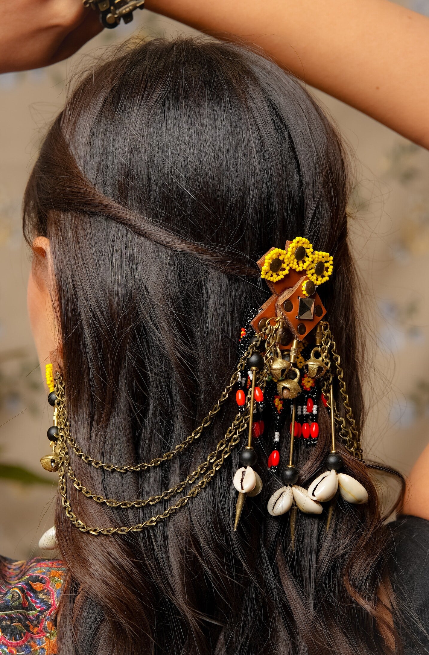 Sunflower Hair Cascade