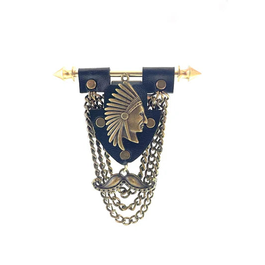 Sapphire Elegance Brooch