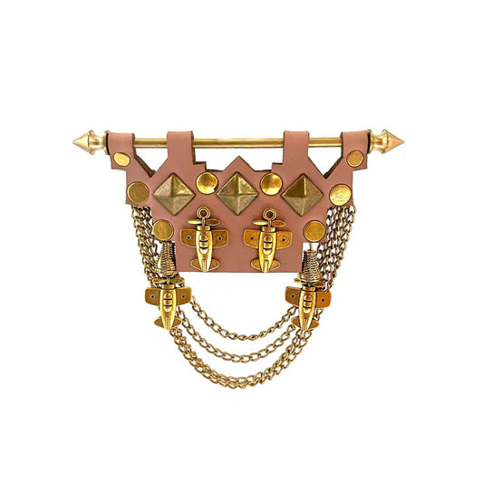 Crystal Encrusted Royal Brooch