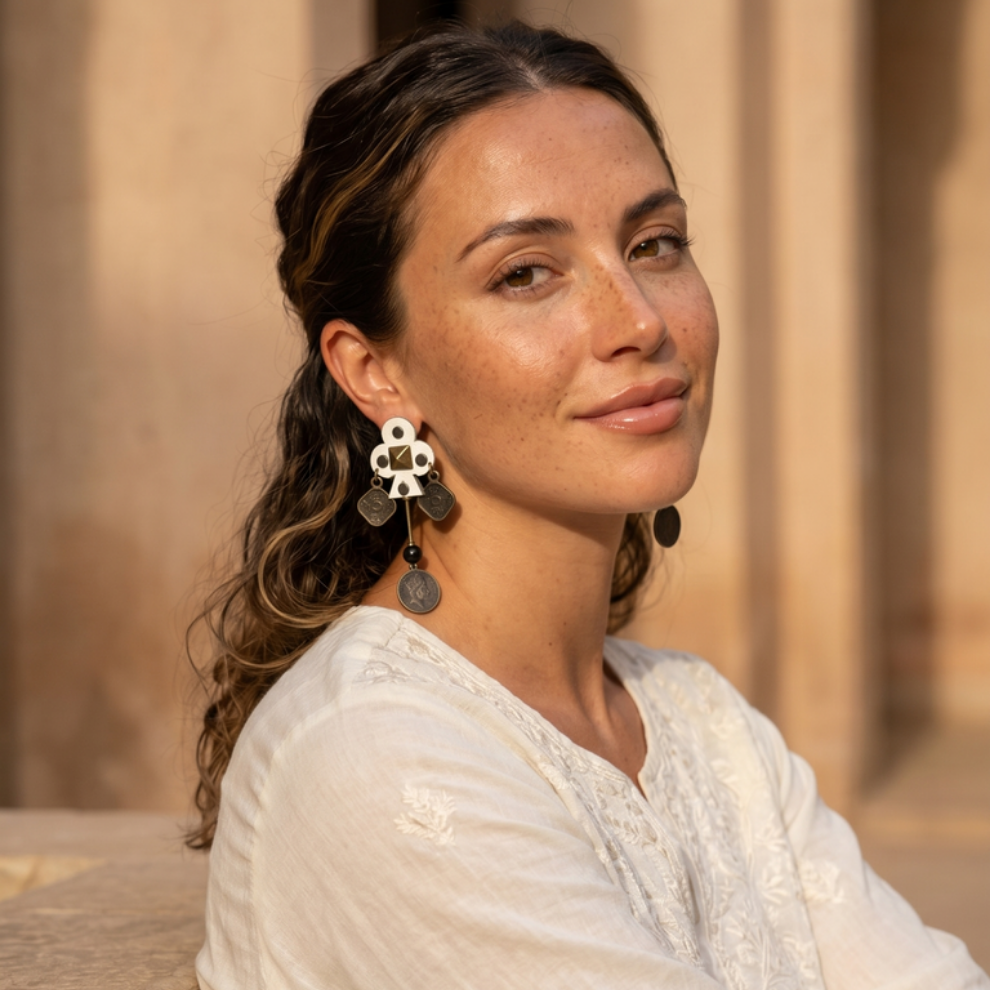 Spade Charm Earrings