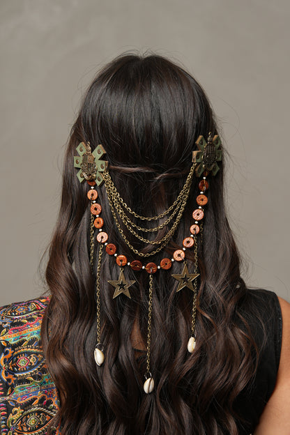 Boho Starfall Hair Chain