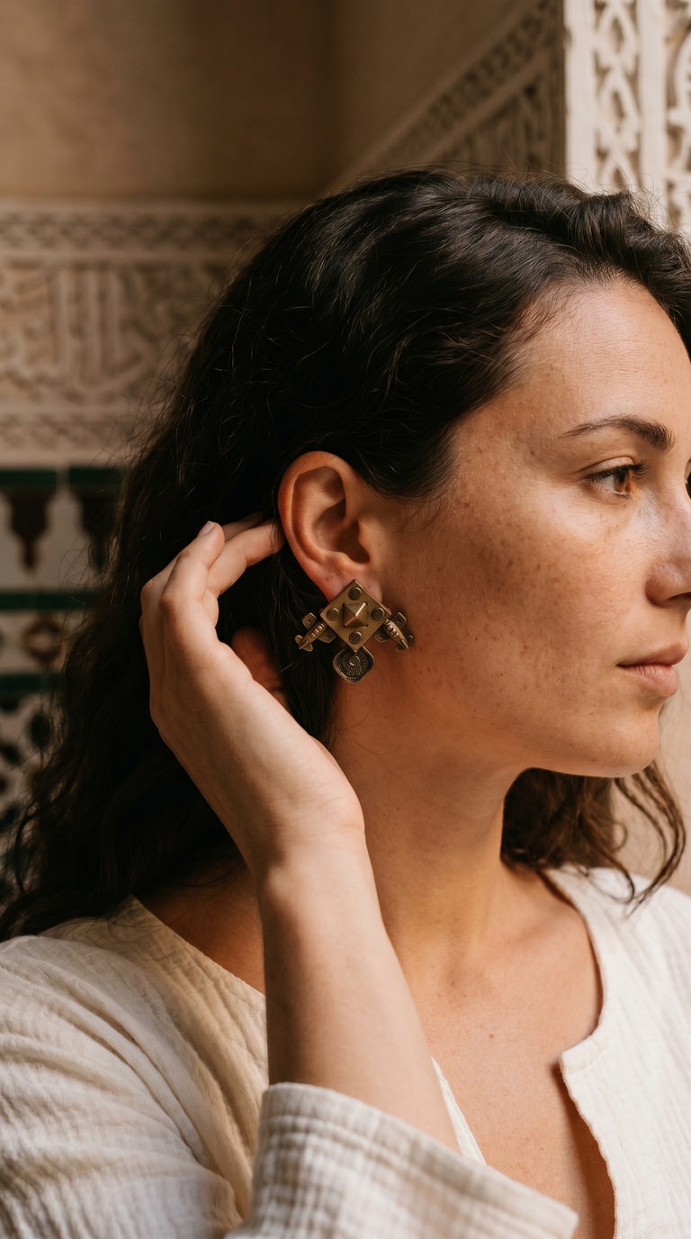 Golden Scoop Earrings