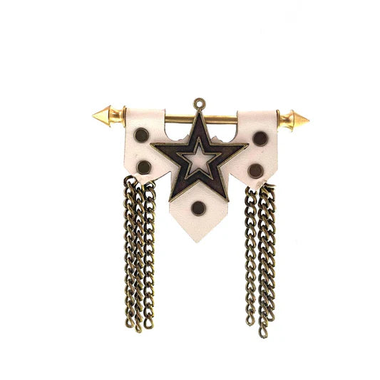 Art Deco Geometric Brooch
